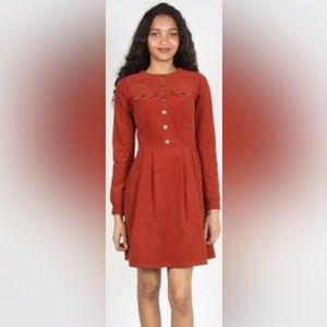 Birds of North America Rust Jacobin Dress